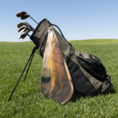 Kat Golfhanddoek (Groen)