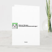 Kat & Goudvis Valentijn Feestdagen Kaart (Achterkant)