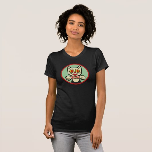  Kat Grafische T-shirt (Voorkant volledig)