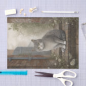  Kat Grey Cat Tissuepapier (Craft)