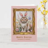  kat grillige Paas Wenskaart Kaart (Gele Bloem)