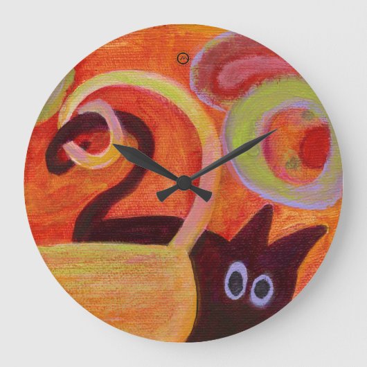 kat grote klok (Voorkant)