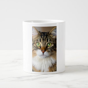 kat grote koffiekop