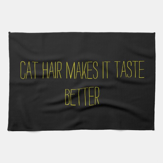 Kat haar smaakt beter | keukenhanddoek (Horizontaal)