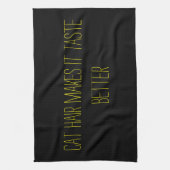 Kat haar smaakt beter | keukenhanddoek (Verticaal)