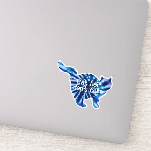 Kat haar sticker (Detail)