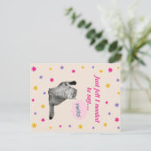 Kat Hallo - Ik vond het nodig om te zeggen Briefkaart (Staand voorkant)