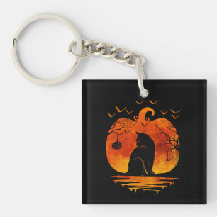 KAT HALLOWEEN KOSTUUM POMPOEN KATTEN LIEFHEBBERS H SLEUTELHANGER