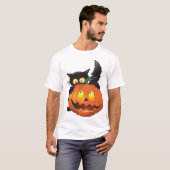 KAT HALLOWEEN T-SHIRT (Voorkant volledig)