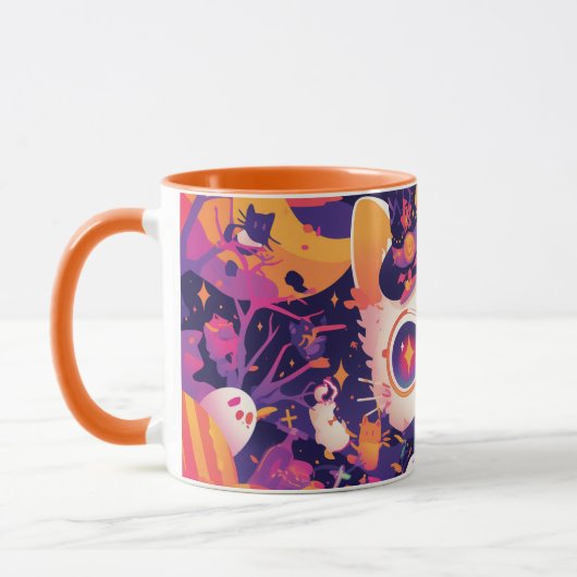 Kat - Halloween thema | Mok (Links)