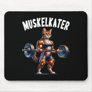Kat Halter Ontwerp Voor Bodybuilders Bodybuilding Muismat