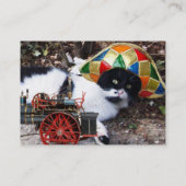 KAT-, HARLEQUINEVERLOCOMOTIEF EN STEAM-PET VISITEKAARTJE (Achterkant)