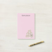 Kat Hart Bril Boeken Post-it® Notes (Op bureau)