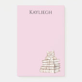 Kat Hart Bril Boeken Post-it® Notes (Voorkant)