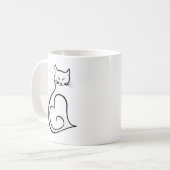 Kat - Hart Koffiemok (Voorkant links)