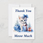 Kat Hartelijk dank Bedankkaart (Voorkant)