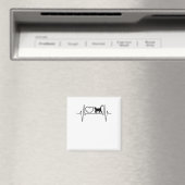 Kat hartslag magneet (Insitu (Vaatwasser))