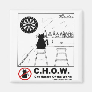 Kat Haters Dartboard Magnet
