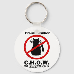 Kat Haters Logo Sleutelhanger