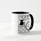 Kat Haters Sawmill Cartoon Mok (Voorkant rechts)