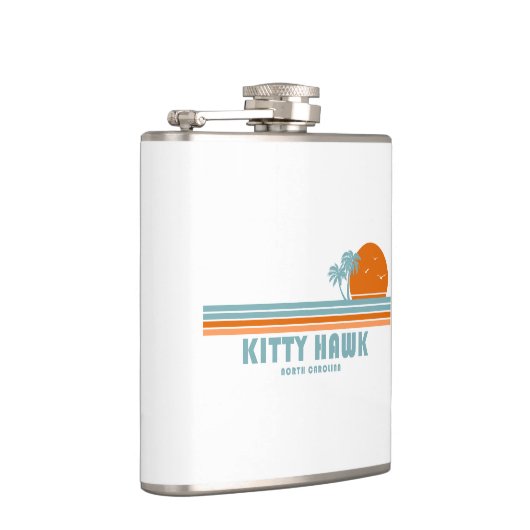 Kat Hawk North Carolina Sun Palm Trees Heupfles (Rechts)