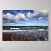 Kat Hawk Surf Poster (Voorkant)