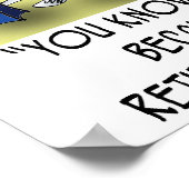 Kat heeft 9 levensverzekeringsplannen poster (Hoek)