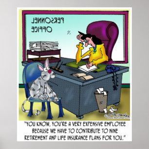 Kat heeft 9 levensverzekeringsplannen poster