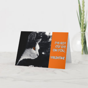 kat heeft je de moderne valentijn in de gaten geho feestdagen kaart