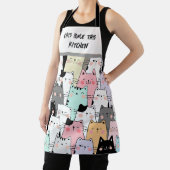 Kat heerst over deze keuken schort (Insitu)
