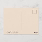 Kat Heet Luchtballon Ansichtkaart Briefkaart (Achterkant)