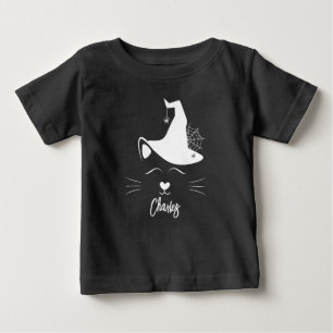 Kat-heks, aangepaste Halloween Baby Boy T-Shirt