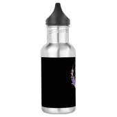 Kat Hekserige Maan Bloemen Pastel Goth Goblincore Waterfles (Links)