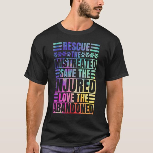 Kat herbergt het dier dat het gemist dier redt V T-shirt (Voorkant)