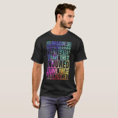 Kat herbergt het dier dat het gemist dier redt V T-shirt (Voorkant volledig)