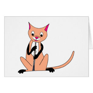 Kat Het afspelen van de Oboe