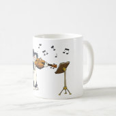 Kat het geweld afspelen koffiemok (Voorkant rechts)