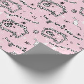 Kat het in kattenbommen. cadeaupapier (Hoek)