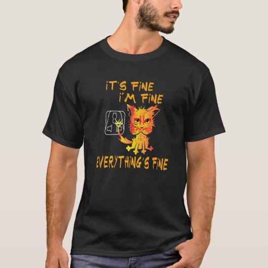 Kat Het Is Goed Ik Ben Goed Alles Is Goed T-shirt (Voorkant)