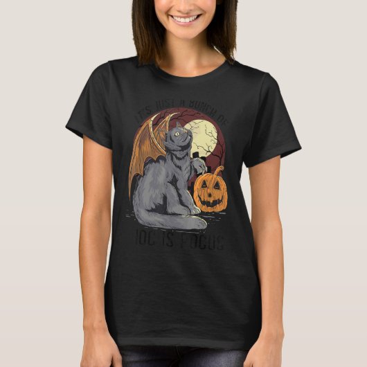 Kat Het is maar een bundel Hocus Pocus T-shirt (Voorkant)
