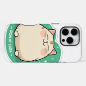 Kat, het maakt me niet uit iPhone hoesje (Achterkant horizontaal)