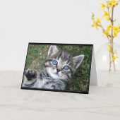 Kat "Hewwo" Kaart (Gele Bloem)