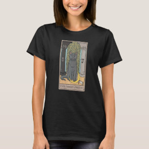 Kat High Priest Tarot Card voor een Tarot Card Rea T-shirt