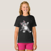 Kat Hip Hop Dans T-shirt (Voorkant volledig)