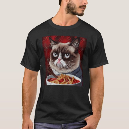 Kat Hockey Mac And Cheese T-shirt (Voorkant)