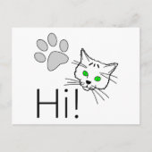 Kat - Hoi! Briefkaart (Voorkant)