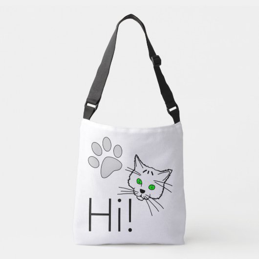 Kat - Hoi! Crossbody Tas (Voorkant)