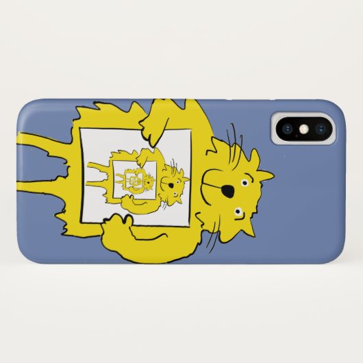 Kat Holding Afbeelding van kattenhoudend Afbeeldin Case-Mate iPhone Case (Achterkant (horizontaal))