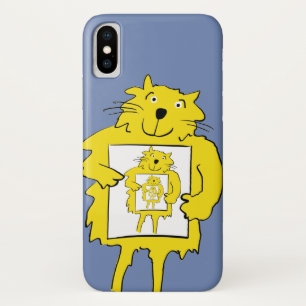 Kat Holding Afbeelding van kattenhoudend Afbeeldin Case-Mate iPhone Case