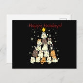 Kat Holiday! Feestdagenkaart (Voorkant / Achterkant)